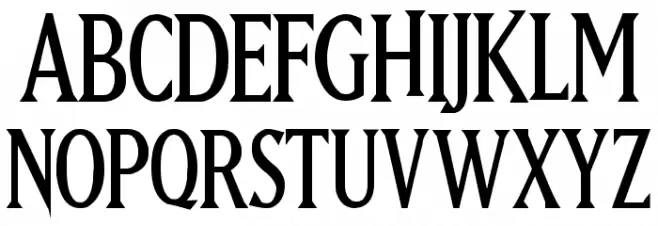 Hugo Cabret Шрифта ВЕРХНИЙ
