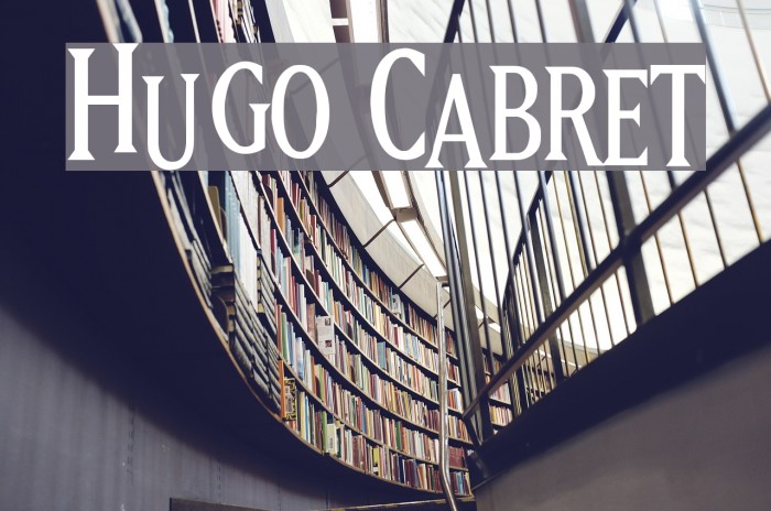 Hugo Cabret Font examples