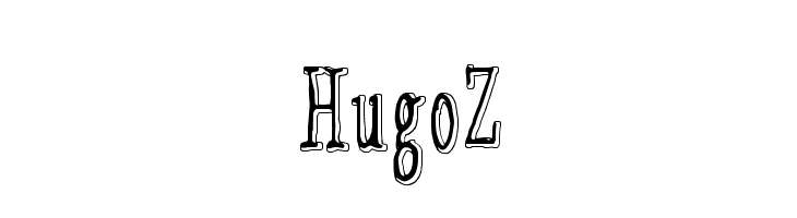 Hugo Z  नि: शुल्क फ़ॉन्ट्स डाउनलोड