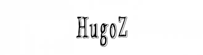 Hugo Z  font caratteri gratis
