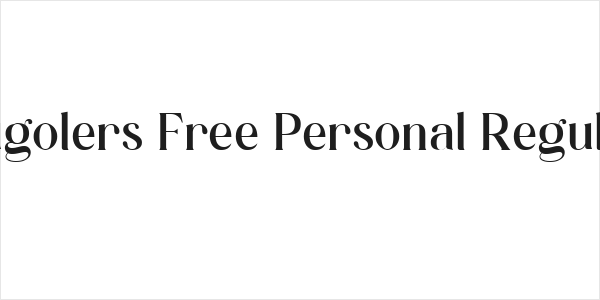 Hugolers Free Personal Regular Logo