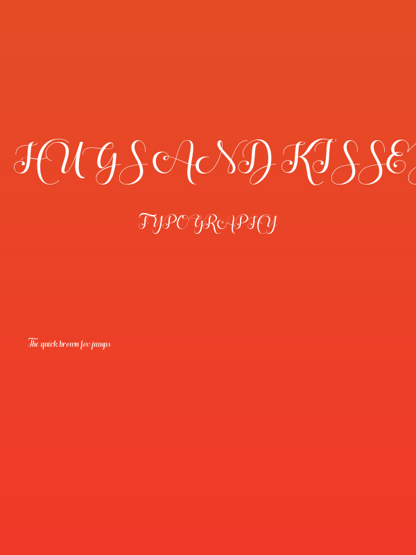 Hugs and Kisses xoxo Demo Poster