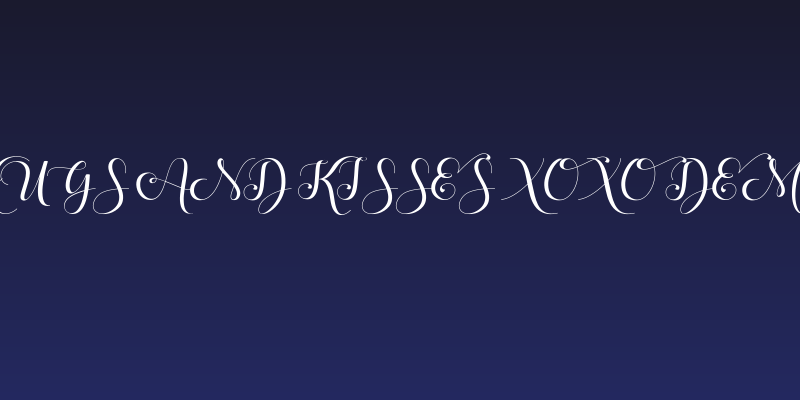 Hugs and Kisses xoxo Demo Social Header