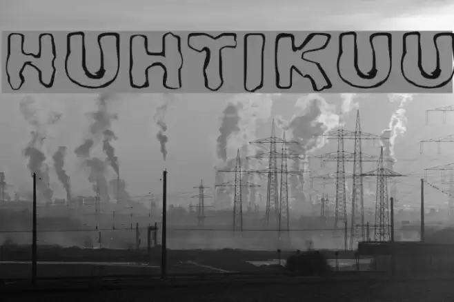 Huhtikuu Font examples