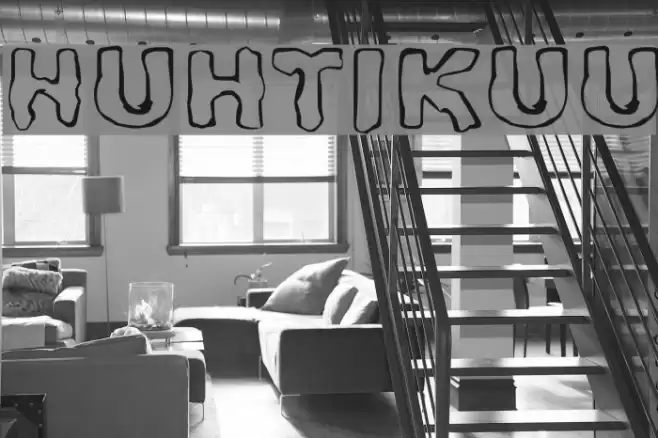 Huhtikuu Font examples