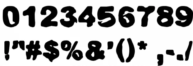 Huhtikuu2 Font OTHER CHARS