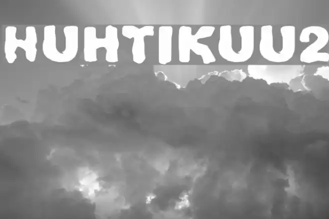 Huhtikuu2 Font examples