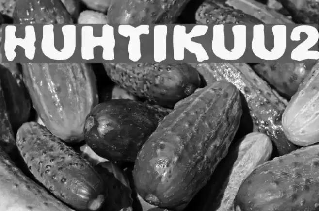 Huhtikuu2 Font examples