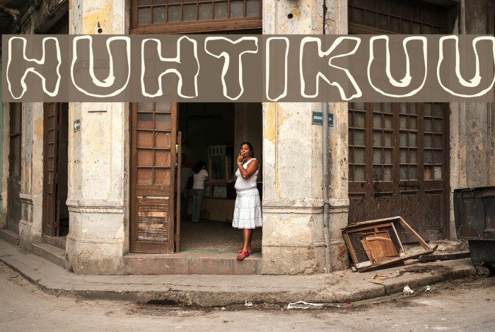 Huhtikuu Font examples