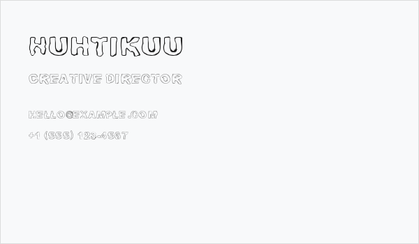 Huhtikuu Business Card