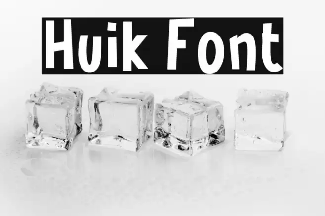 Huik Font examples