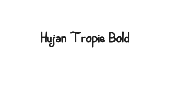 Hujan Tropis Bold Logo