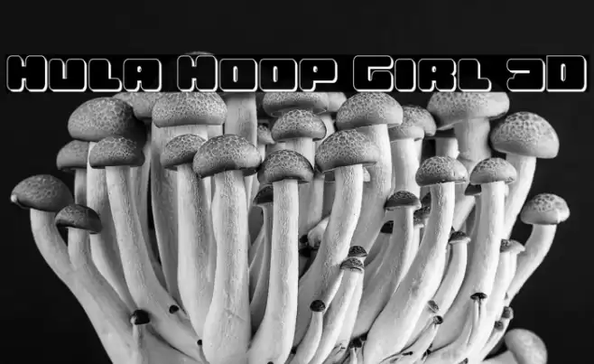 Hula Hoop Girl 3D Font examples