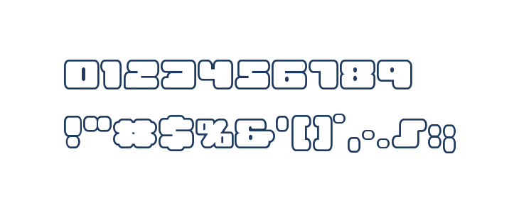 Hula Hoop Girl Bold Outline Other Characters