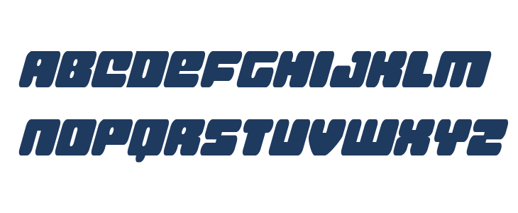 Hula Hoop Girl Condensed Ital Lowercase