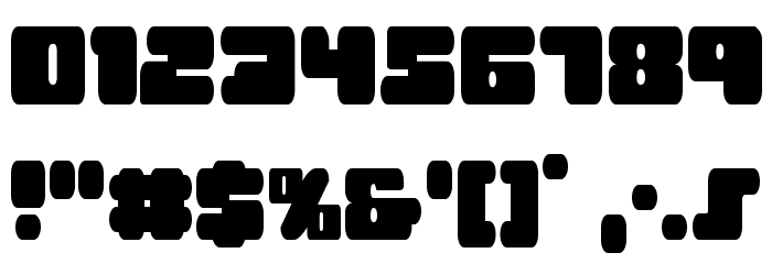 Hula Hoop Girl Condensed Font OTHER CHARS
