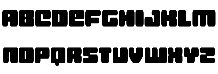 Hula Hoop Girl Condensed Font LOWERCASE