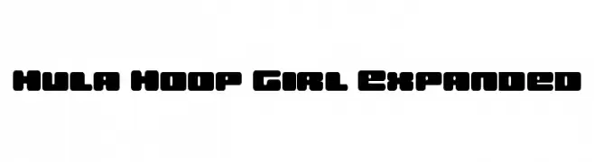 Hula Hoop Girl Expanded  Descarca Fonturi Gratis