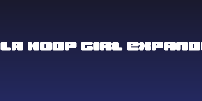 Hula Hoop Girl Expanded Social Header