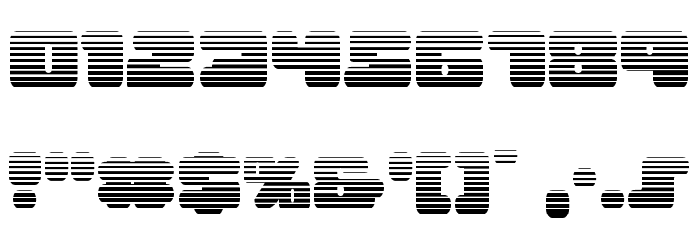 Hula Hoop Girl Gradient Font OTHER CHARS