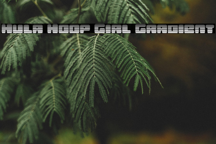 Hula Hoop Girl Gradient Example 3