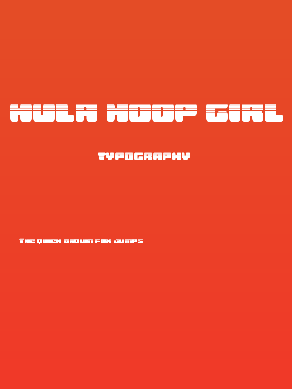 Hula Hoop Girl Halftone Poster