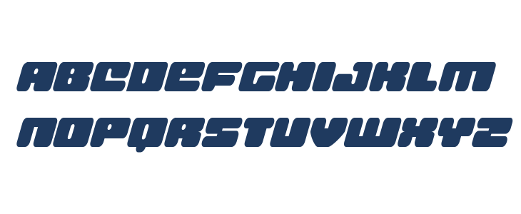 Hula Hoop Girl Italic Lowercase