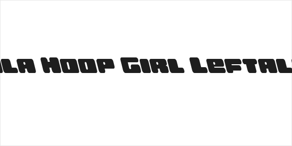 Hula Hoop Girl Leftalic Logo