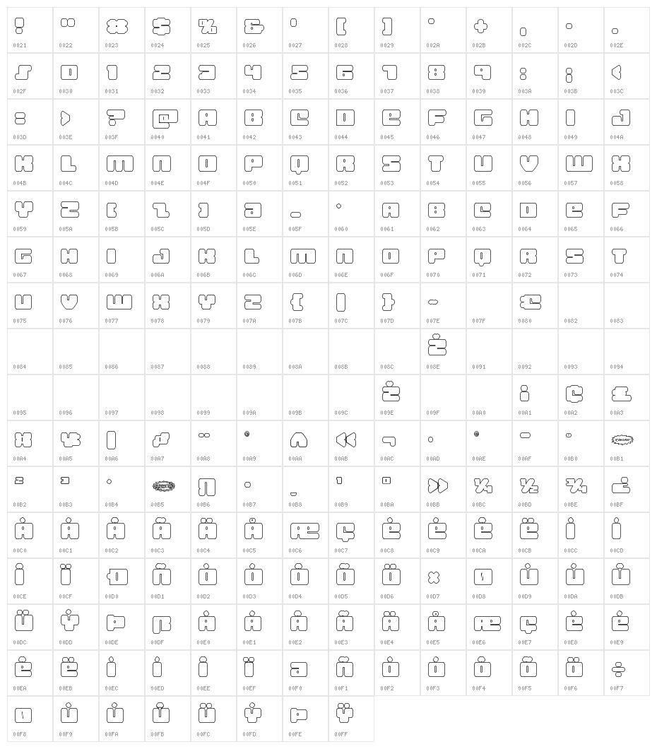 Hula Hoop Girl Outline Character Map