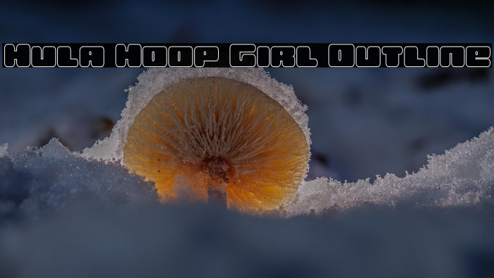 Hula Hoop Girl Outline Example 1