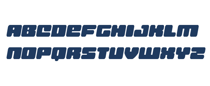 Hula Hoop Girl Semi-Italic Lowercase