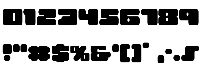 Hula Hoop Girl Font OTHER CHARS