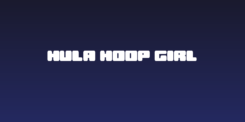 Hula Hoop Girl Social Header