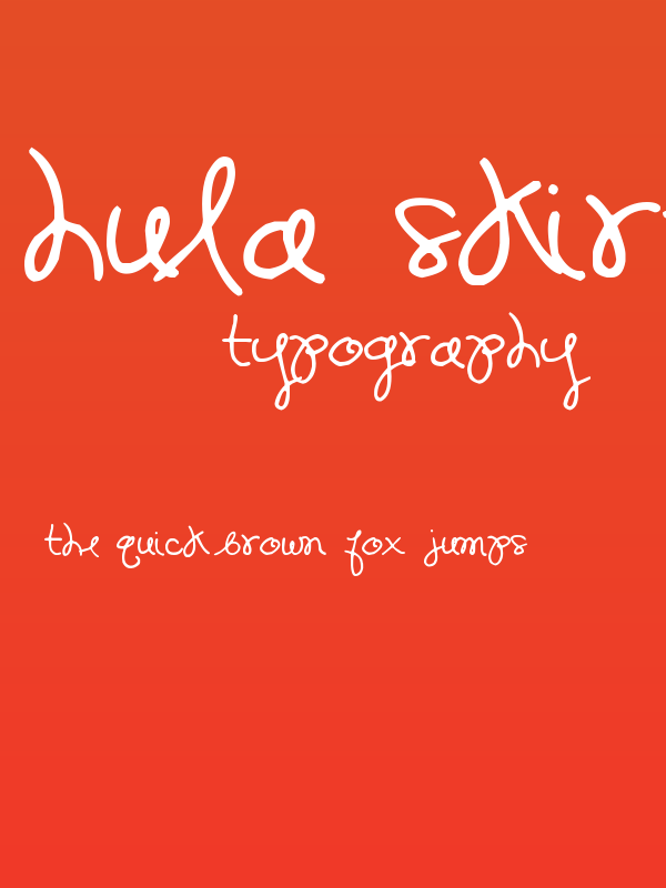 Hula Skirt Girl Poster