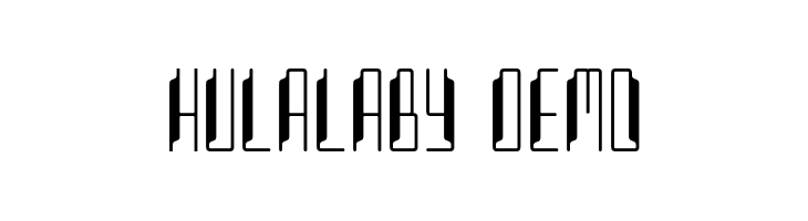 Hulalaby Demo  Frei Schriftart Herunterladen