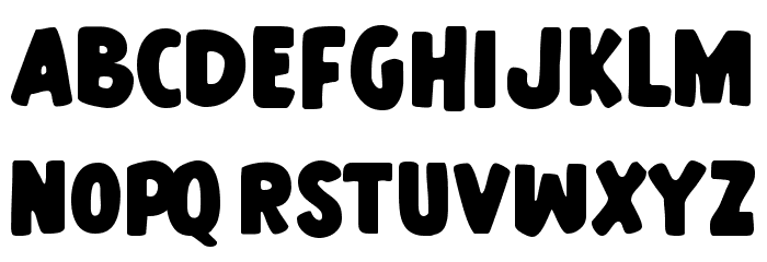 Hulk Comic Font LOWERCASE