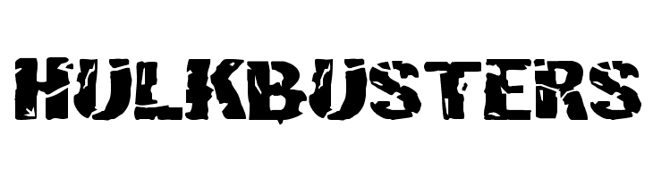 Hulkbusters  font caratteri gratis