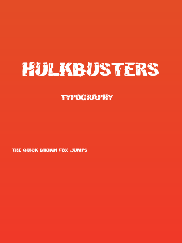 Hulkbusters Poster
