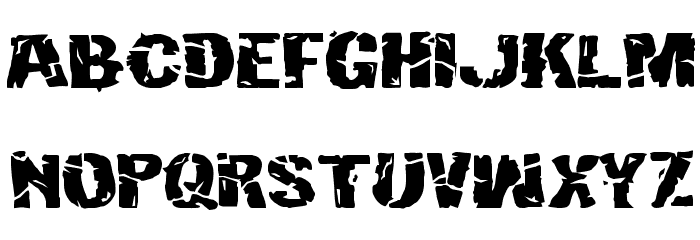 Hulkbusters Font LOWERCASE