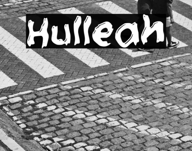 Hulleah Font examples