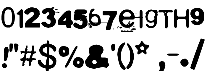 Hullunkruunu Font OTHER CHARS