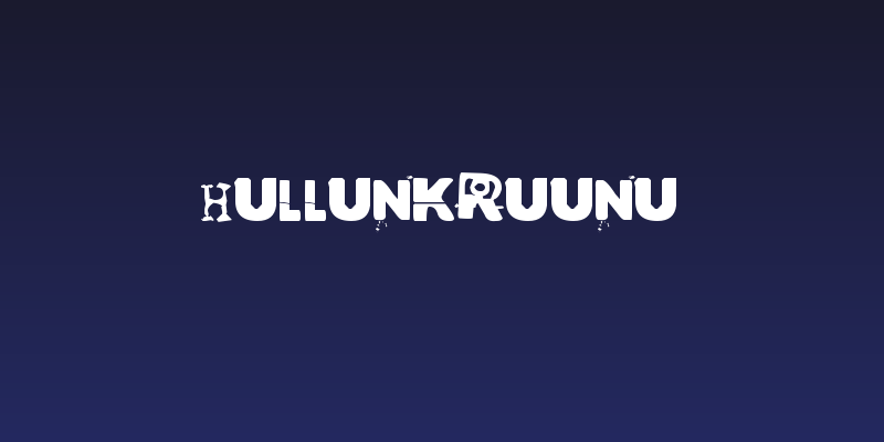 Hullunkruunu Social Header