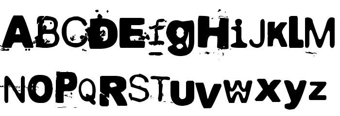 Hullunkruunu Font LOWERCASE