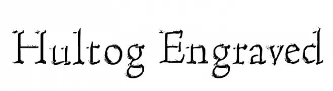 Hultog Engraved  font caratteri gratis