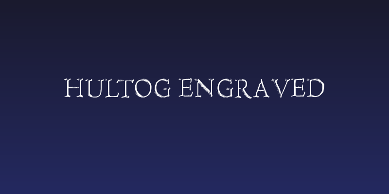 Hultog Engraved Social Header