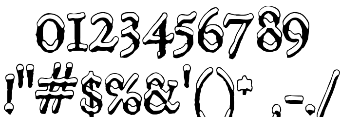 Hultog Snowdrift Font OTHER CHARS