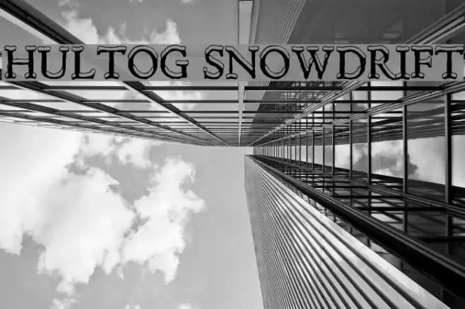 Hultog Snowdrift Caratteri examples