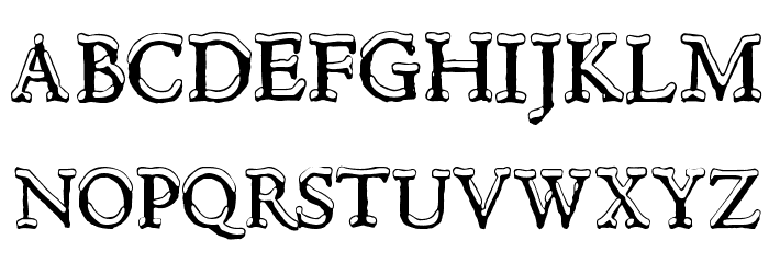 Hultog Snowdrift Font LOWERCASE