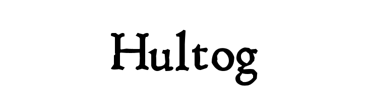 Hultog  フリーフォントのダウンロード