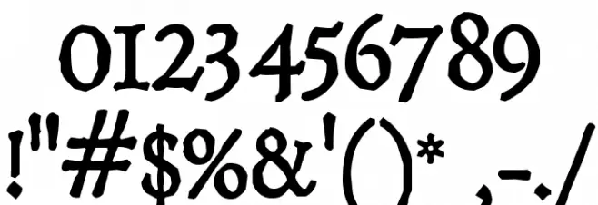 Hultog Font OTHER CHARS